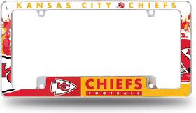 Afc2701b Rico Industries Nfl Football Primary 12 Inch X 6 Chrome All One Size