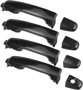 69250-06210 Rlb-hilon 1set Exterior Door Handle Compatible With Toyota Camry 2012 Black