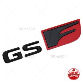 75443-30650 Rpm6500 Lexus Trunk Lid Black Red Gs F Letter Logo Badge 3d Decal Sport Emblem F-sport