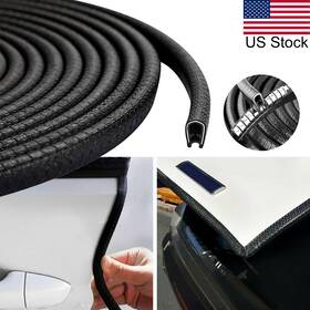Th29 Ry Tech 1pcs 20ft Black Auto Rubber U Shape Door Edge Seal Trim Molding Protector Strip