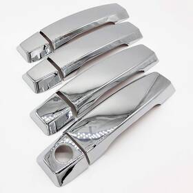 Nsttnza-1617 S Sizver Chrome Door Handle Cover Overlays Compatible With 2004-2015 Silver