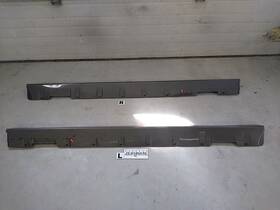 12832823 Saab 9-3 Convertible Pair Of Rocker Panel Side Skirts Gray Fits 2003-2011 03 04