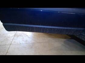137.gm7a08 Saturn Outlook 2008 Rear Lower Door Moulding Black Textured Passenger