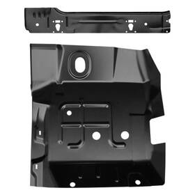 Bndl-9810 Sherman For Ford F-250 Super Duty 1999-2007 2-pc Floor Pan Patch Panel Kit