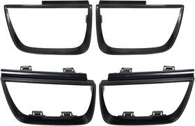 2690086 Silscvtt Pack Of 4 Tail Light Bezel Covers Black Replacement For Chevy Camaro Lt Ls