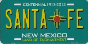 Lp-2786 Smart Blonde New Mexico Santa Fe State Look A Like Metal License Plate