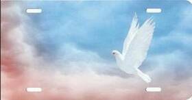 Sm79a Smokey Mountain Dove In Clouds License Plate -