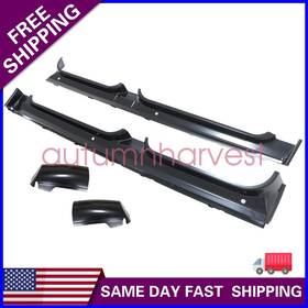 090864109 Soillar Rocker Panel Cab Corner Kit Crew Fits 2007-13 Chevrolet Silverado Gmc Sierra