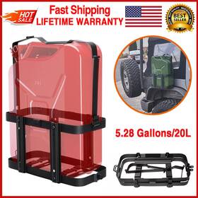 11029001 Sparkwhiz Jerry Can Holder Bracket Mount Gas Rack Oil Tank Fuel Gasoline 5.28 Gallons/ 20l