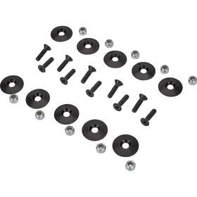 Speedway Motors 91006113 Aluminum Race Car Body Mounting Sheetmetal Washer Kit Black