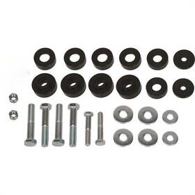 9103027 Speedway Motors Solid Aluminum Body Mount Bushing Kit