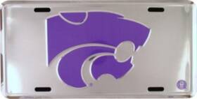 Sup50073 Sports Addicts Kansas State Wildcats License Plate
