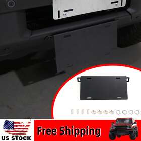 Bes2023121862 Sukemichi Black License Plate Blanks Front Cover For Ford Bronco 2021-2023