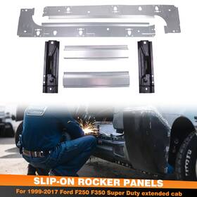 Suc211v01 Suvauto For 1999-2016 Ford F250 F350 Super Duty Extended Cab Inner And Outer Rocker Panel