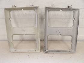 Gm2513126 Techpro-t2 Headlight Door Trim 1985-1987 Chevy Truck Rh Lh Side Pair Bezel Driver Passenger
