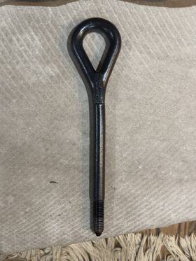 1053871-00-a Tesla Oem 2016-2021 Model X Mx Front Bumper Towing Eye Tow Hook 105387100a