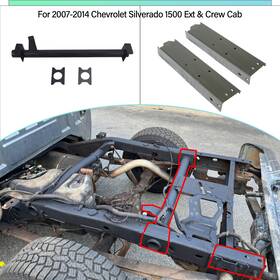 C1667 Tiewards C1349 Rear Frame And Upper Shock Mount Crossmember For 07-14 Chevy/gmc Sierra 1500