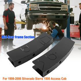 Tic2236 Tiewards Mid-rear Frame Rust Repair For 1999-2006 Silverado Sierra 1500 Access Cab Oem