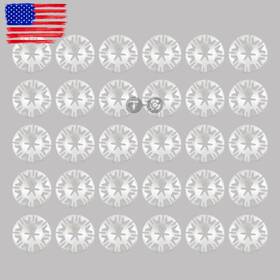 N90335004 Topgearsltd 30x For Vw Audi Seat Clamping Washer Clips Underbody Heat Shield Fasteners