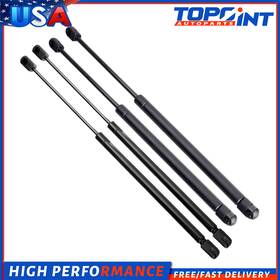 To993167p01 Topoint-autoparts For 02-07 Jeep Liberty 2 Hood With Rear Window Lift Support Gas Struts Shock 4pc