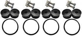 Ts-uni-026bc Torque Solution Billet Bumper Quick Release Kit Black For Universal
