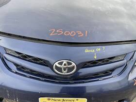104-51252a Toyota Grille Upper Without Chrome Mouldings Fits 11-13 Corolla 639269