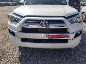 105-59831c Toyota 20-22 4runner Limited Oem Front Bumper Assembly White With Grilles Fogs