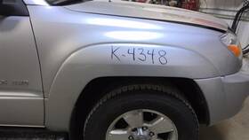 110-59006r Toyota Passenger Right Fender Fits 03-05 4 Runner 400685