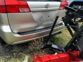 190-58965b Toyota Local Pickup Rear Bumper With Park Assist Fits 04-10 Sienna 1301031