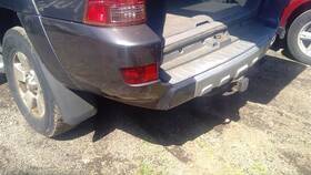 190-59271a Toyota Rear Bumper Trailer Hitch Smooth Fits 03-05 4 Runner 131428