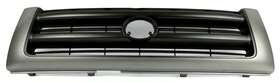 1abgr00308 Toyota 1997-2000 Tacoma Single Front Bumper Grille Grey Base Model