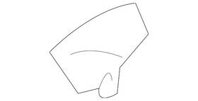 55753-02270 Toyota Genuine Cowl Water Deflector