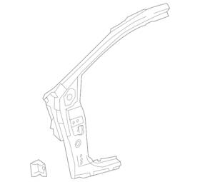 61013-47022 Toyota Genuine Hinge Pillar