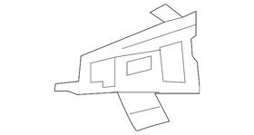 61103-0c010 Toyota Genuine Body A-pillar Reinforcement