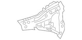 61107-f4010 Toyota Genuine Body A-pillar Reinforcement
