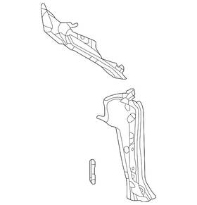 61601-0e070 Toyota Genuine Body D-pillar