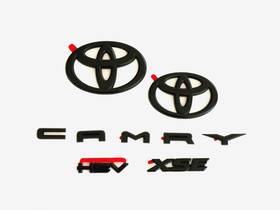 Pt9480325402 Toyota New Oem 2025 Camry Hybrid Xse Hev Blackout Emblem Overlays Kit Set