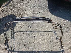 152-50528 Triumph 1971-80 Spitfire Soft Top Roof Bow Assembly Missing 1 Handle - Oem