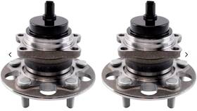 26xhyf Trq Rear Wheel Hub And Bearing Kit Fits Lexus Es350 2019-2022