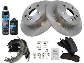 81413ynsd Trq For 1999-2003 Lexus Rx300 Brake Pad Rotor Shoe Drum Kit Rear 2000 2001
