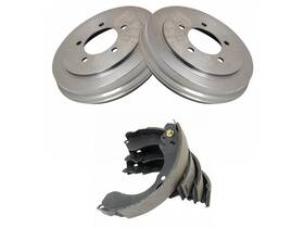 Mx14q3 Trq Brake Drum And Shoe Kit For Patriot Caliber Compass Avenger Sebring