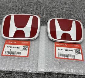 75701-smt-e00 Turbo985 2pc Front Grille Trunk Badge Logo For Honda Accord 2008-13 Sport 4dr H Emblem