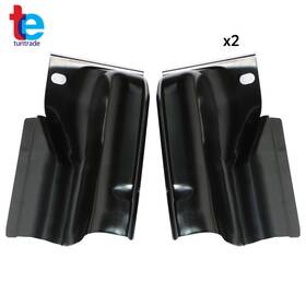 Tr54112 Turitrade Steel Cab Corners For Ford F-150 Crew 2009-2014 Replacement Black