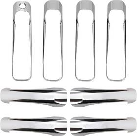 10017051-syb Tutor Auto Chrome Door Handle Covers Compatible With 2009-2018 Dodge