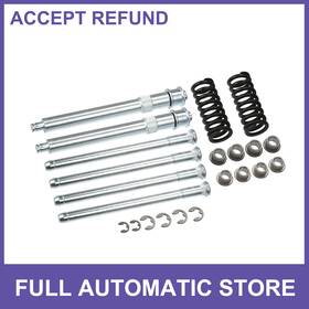 Uauto1 766549342994 Car Door Hinge Bushing Kit Single Custom For Chevrolet With Spring Silver Tone