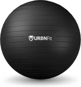 Urbnfit 640626011082 Exercise Ball For Workout And Pregnancy With Quick Pump 26 Inch - Black