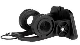 Ventura 887539001353 Unisex Adult Handle Bar Clip On Bracket For Bike Basket Black