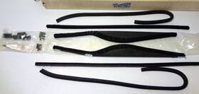 18-459835w4d2d Vintique Ford 5w / 5 Window Coupe Tudor Fordor Door Glass Channel Kit 1933