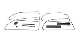48-45983-2db Vintique Ford 2 Door Tudor Sedan Window Channel Kit Felt Strips 1935-1936