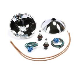 A-13027-qk12 Vintique Ford 12v / 12 Volt Headlight Headlamp Halogen Conversion Kit 1928-1931